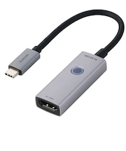 エレコム Type-C映像変換アダプタ TypeC-HDMI 4K60Hz スイッチ付き ADCHDMISWSV