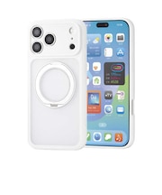 エレコム iPhone 18 Pro Max ハイブリッドケース 極限 MAGKEEP スタンドマット PMA26DMGSTKCWH