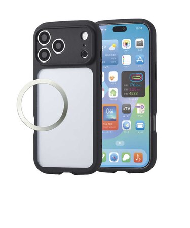 エレコム　iPhone 18 Pro Max TOUGH SLIM LITE フレームカラー 極限 PMA26DTSLFCKBK