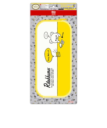アイレックス キャラクターソフトポーチ for Nintendo Switch2 リラックマ Rilakkuma Casual ソフトポーチSwitch2リラックマC<br>★こちらの商品は人気商品のため、色違い・仕様違い等含め「一家族1台限り」でのご協力をお願いしております。