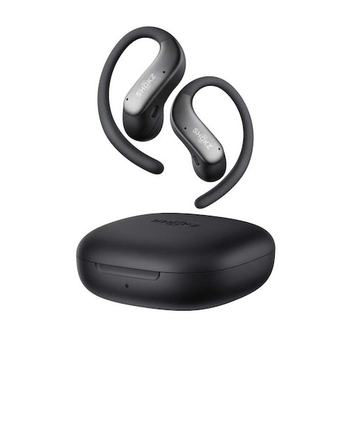 SHOKZ　完全ワイヤレスイヤホン OpenFit Air 2 ［ワイヤレス(左右分離) / 耳かけ型 / Bluetooth対応］ ブラック OPENFITAIR2