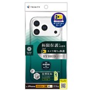 トリニティ　iPhone 18 Pro / 17 Pro ［Turtle Solid］ 超精密設計 ハイブリッドケース クリア TRIP26M3TTSLCL