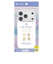 トリニティ　iPhone 18 Pro / 17 Pro ［AIR-REAL INVISIBLE］ 薄型軽量ハードケース クリア TRIP26M3ARPCL