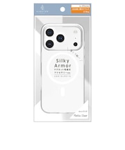 トリニティ　iPhone2026 秋 6.3 ケース / 17 Pro ［Silky Armor］ マグネット吸着式アクセサリー対応 シルキータッチケース マットクリア AJIP26M3SACL