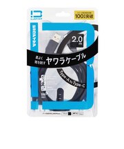 ビックアイデア USB Type-A to Type-C シリコーンケーブル 2.0m ブラック BITUC60S1AC200K