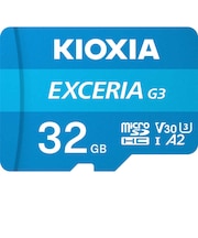 KIOXIA　(復旧サービス付き)SDXC microSDカード アクションカメラ・スマートフォン・ゲーム機におすすめの高速タイプ EXCERIA(エクセリア) ［Class10 / 32GB］ KMUC032GBK