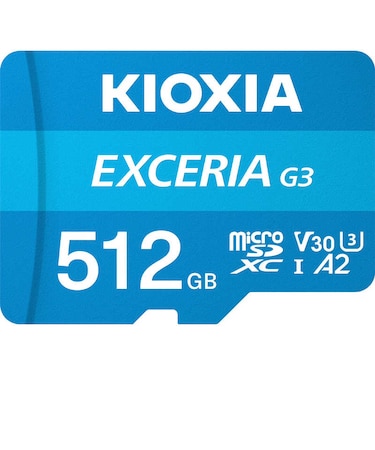 KIOXIA　(復旧サービス付き)SDXC microSDカード アクションカメラ・スマートフォン・ゲーム機におすすめの高速タイプ EXCERIA(エクセリア) ［Class10 / 512GB］ KMUC512GBK