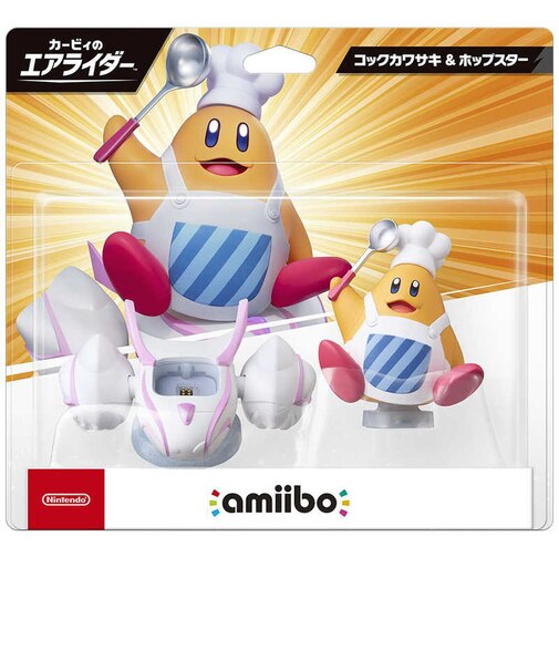 任天堂 amiibo コックカワサキ&ホップスター(カービィのエアライダーシリーズ) amiiboコックカワサキ&ホップス<br>★こちらの商品は人気商品のため、色違い・仕様違い等含め「一家族1台限り」でのご協力をお願いしております。