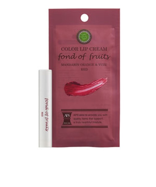 APS　カラーリップクリーム　レッド  3.4g
