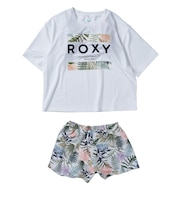 【OUTLET】Roxy キッズ MINI SIMPLY BOTANICAL ラッシュTシャツ付き 水着 3点セット