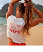 【オンラインストア・直営店限定】Roxy ESSENTIAL ENERGY BOXY TANK ウィメンズ ウェア タンクトップ クロップド丈