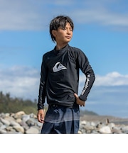 Quiksilver ALL TIME LR YOUTH キッズ ラッシュガード