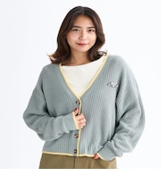 Roxy HORIZON CARDIGAN ウィメンズ ドロップショルダーカーディガン ミドルゲージ <2025FW HEART WAVE>