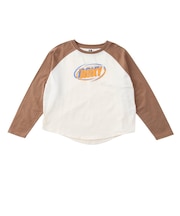 Roxy MINI ROXY HEART WAVE RAGLAN TEE キッズ ラグランスリーブ 長袖Tシャツ