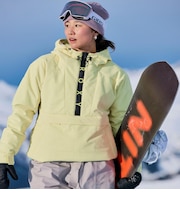 ROXY ウィメンズ RADIANT LINES OVERHEAD JK スノージャケット ファスナー付きポケット 【25-26SNOWモデル】