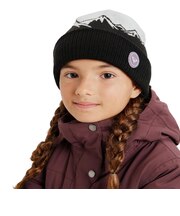 ROXY キッズ SNOWROX GIRL BEANIE ビーニー ジャガード織り 【25-26SNOWモデル】