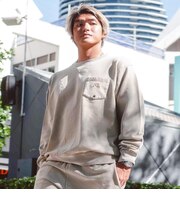 Quiksilver PG DNA SWEAT CREW プルオーバー セットアップ メンズ