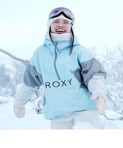 ROXY ウィメンズ ALPHA ANORAK JK スノージャケット リラックスフィット 裾幅調節コード付き【25-26SNOWモデル】