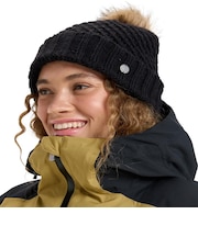 ROXY ウィメンズ BLIZZARD BEANIE ビーニー フリースライナー付き 保湿 ポンポン【25-26SNOWモデル】