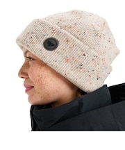 ROXY ウィメンズ FROZENLAKE BEANIE ビーニー ハイゲージ 保温 ウール混 【25-26SNOWモデル】