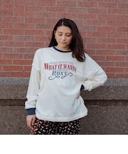 【ROXY ロキシー 公式通販】ロキシー(ROXY)Roxy ROOM SERVISE ウィメンズ 長袖Tシャツ <2025FW CRUISERS>