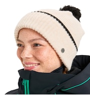 ROXY ウィメンズ PEAK CHIC BEANIE ビーニー ダブルレイヤー ウール混 【25-26SNOWモデル】