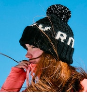 ROXY ウィメンズ TONIC BEANIE ビーニー ジャガードROXYロゴ 【25-26SNOWモデル】