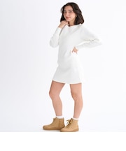 【ROXY ロキシー 公式通販】ロキシー(ROXY)Roxy MY PACE ウィメンズ 長袖リブ素材 ミニ丈ワンピース <2025FW HEART WAVE>