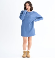 【ROXY ロキシー 公式通販】ロキシー(ROXY)Roxy MY PACE ウィメンズ 長袖リブ素材 ミニ丈ワンピース <2025FW HEART WAVE>