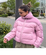 【ROXY ロキシー 公式通販】ロキシー(ROXY)Roxy MEET UP ウィメンズ ダウンジャケット 2色切り替え ダウン70%
