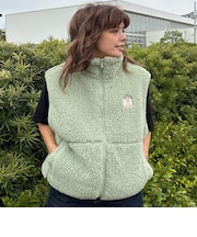 Roxy BELLIS BOA VEST ウィメンズ ボアベスト 撥水加工 <2025FW HEART WAVE HOLIDAYS>