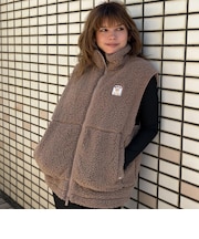 Roxy BELLIS BOA VEST ウィメンズ ボアベスト 撥水加工 <2025FW HEART WAVE HOLIDAYS>