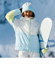 ROXY キッズ HEKLA ICE GIRL JK スノージャケット ロゴ入り 【25-26SNOWモデル】