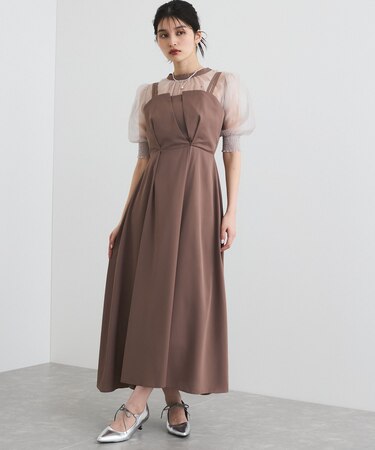【VIS DRESS】【3WAY】シアートップスセットキャミドレス