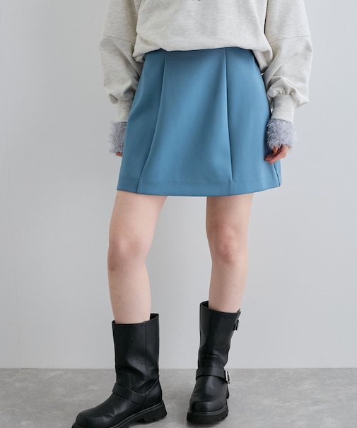 ボンディングフレアミニスカート