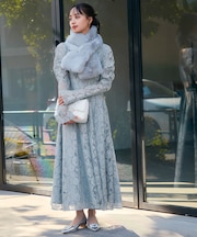 【VIS DRESS】総レースバックオープンワンピース