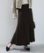 フィブリルサテン＆レースアソートマーメイドスカート