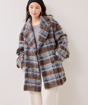 【WEB限定】シャギーミディ丈Pコート