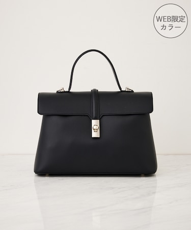 ひねり金具ワンハンドルバッグ/2WAY、軽量