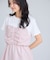 【WEB限定】美easyリネンライクシャーリングビスチェドッキングトップス/イージーケア・接触冷感
