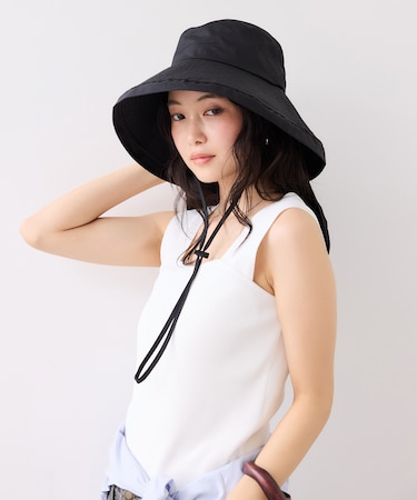 マイナス18℃ネックカバーつきUVハット/遮熱・UVカット・撥水