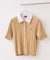 【POLO BCS】VIS別注ケーブルドッキング衿付きカーディガン
