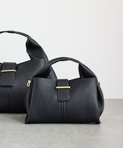 再入荷【軽量】フロント金具エアリーソフトミニショルダーバッグ