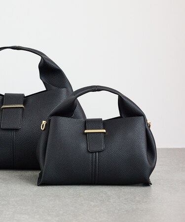 再入荷【軽量】フロント金具エアリーソフトミニショルダーバッグ