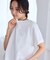 ボクシークロップド刺繍Tシャツ