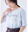レースレイヤードロゴ半袖Tシャツ