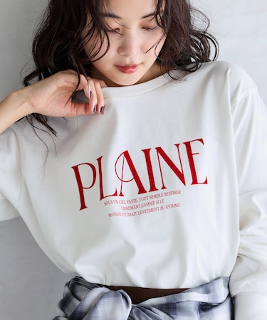 ロゴ&フォトアソートロングTシャツ