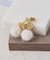 シャギーボールピアス