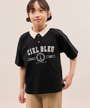 【接触冷感・吸水速乾】【UNISEX】衿付きカレッジトップス