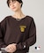【PEANUTS×MLB COLLECTION by ROPE' PICNIC】オフショルスウェット